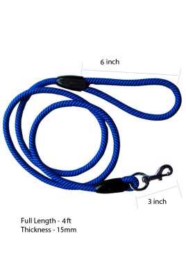 Super Dog Nylon Rope 4ft Blue